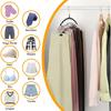 Legging Hangers for Closet Organizer, Hat Hangers for Closet 2 Pack with 10 Clips Holds 20 Leggings, Legging Hanger, Pants Storage Organizer Suitable