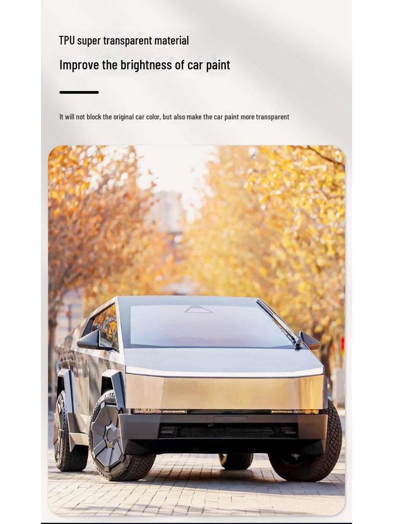 Tesla Cybertruck Vollauto TPU Schutzfolie