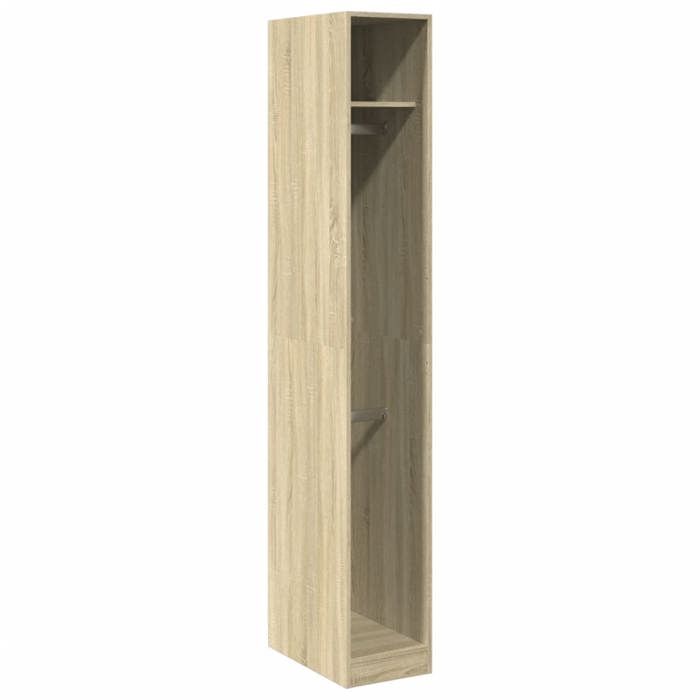 VidaXL Wardrobe Sonoma Oak 30x50x200 Cm Engineered Wood 3307776