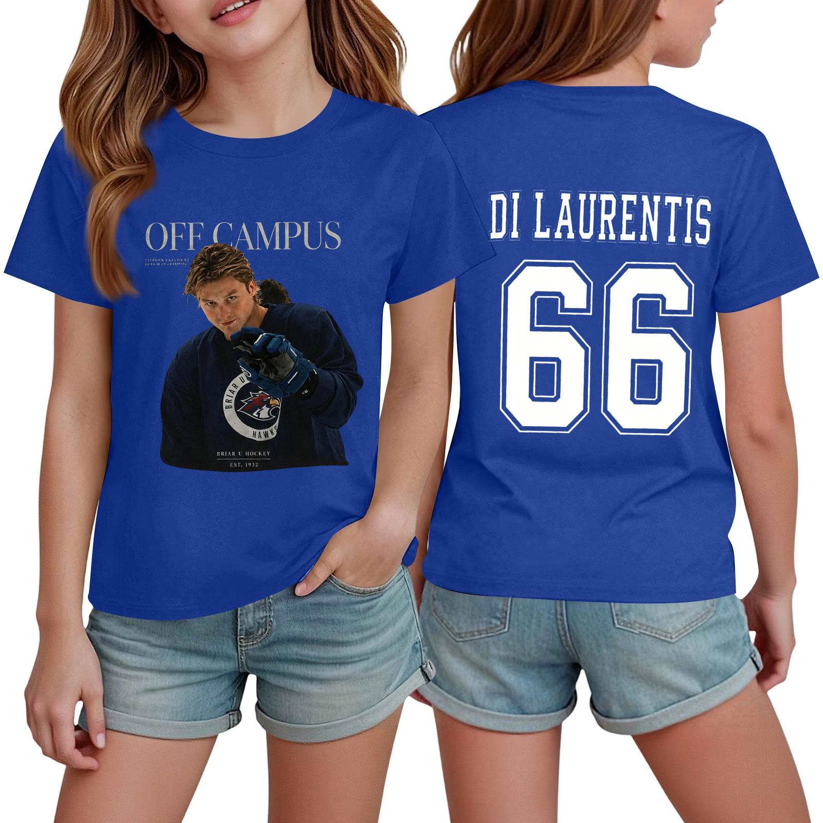 Kids Printed Short Sleeve T-Shirt - Round Neck Loose Fit for Boys Girls 120