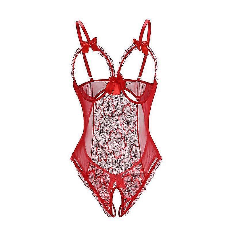 Sexy Siamese Lace Open Women's Sexy Lingerie - DD