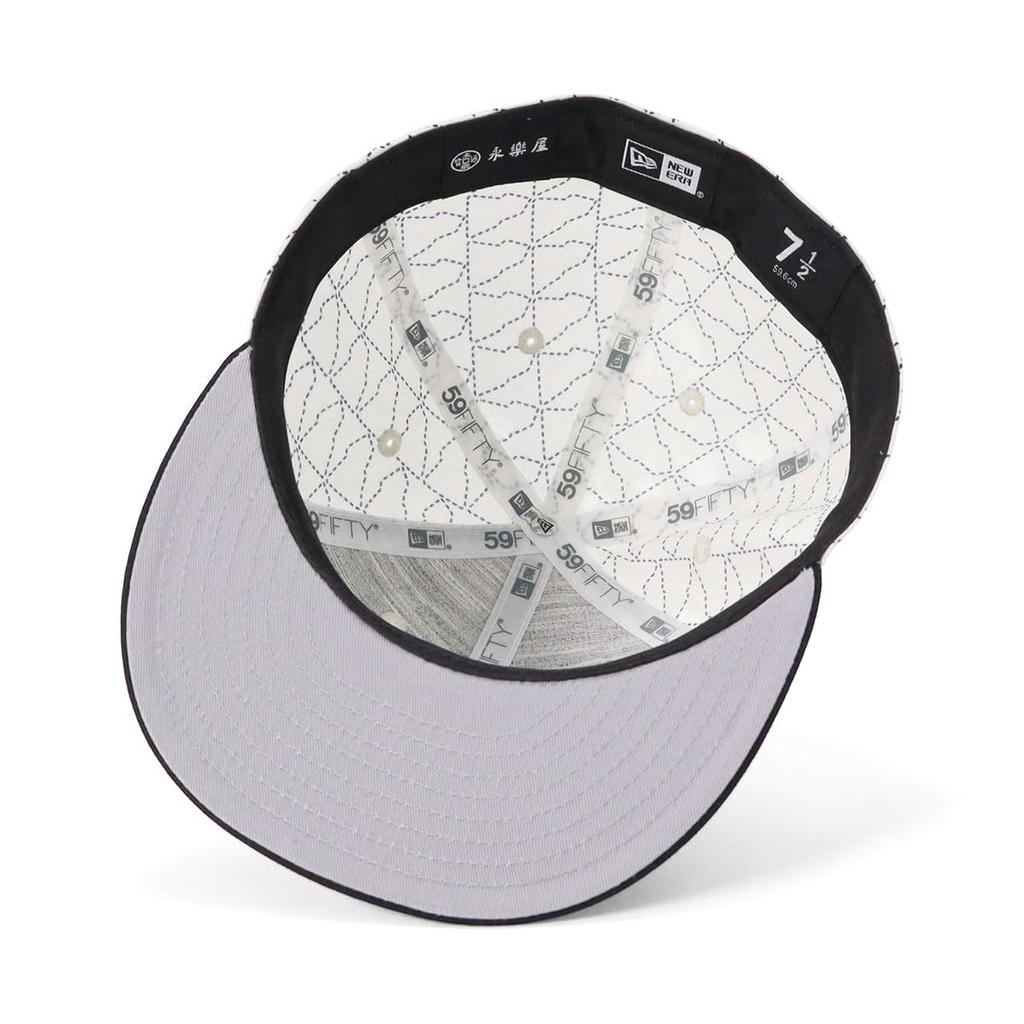 Cap Chrome 7 5950SB EIRAKUYA CRM NVY [New Era] 59FIFTY_SB White/Navy 5/8