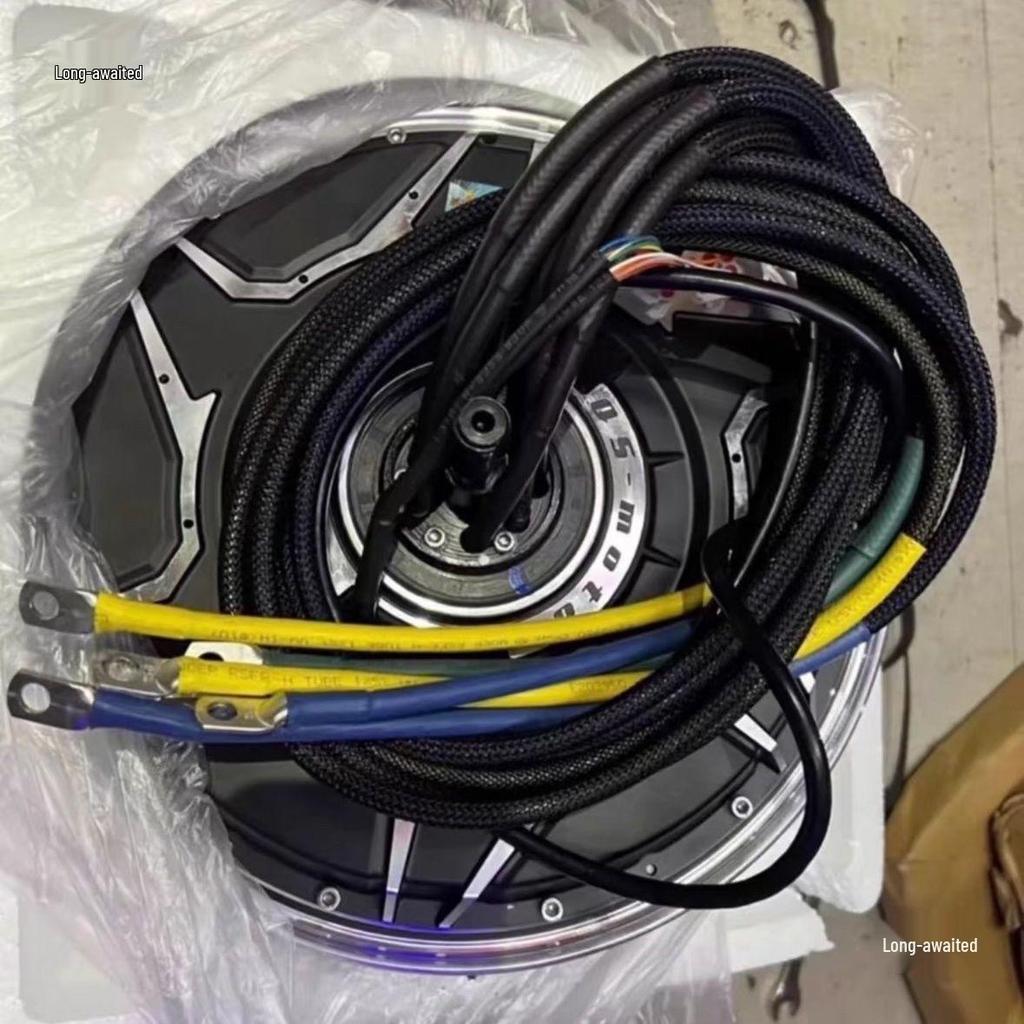 12-Inch 5th Gen Electric Motorcycle Motor - Competition Model: 3000W, P6000W, P9000W, AC.