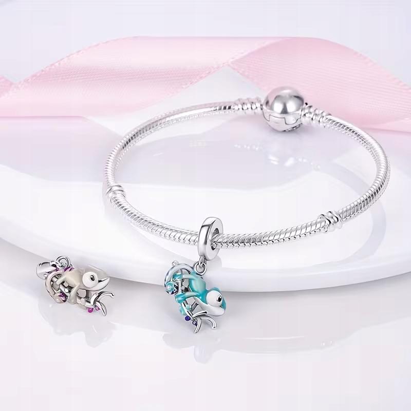 Modular Bead S925 Silver Colorful Chameleon Color Changing Stylish