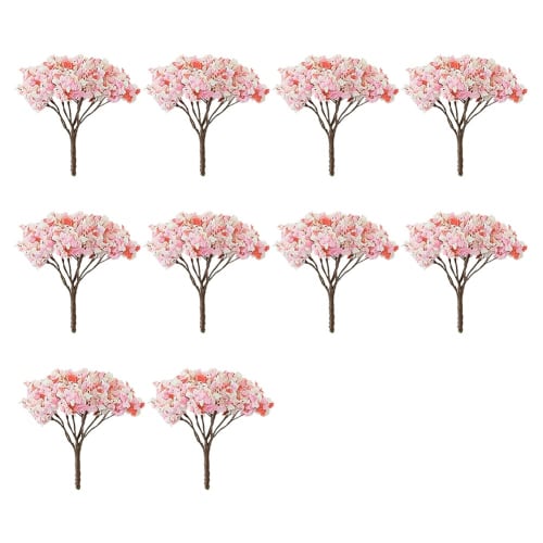 Asuniko Diorama Model Wood, Set of 10, Miniature Materials, 6cm (Cherry Blossom)