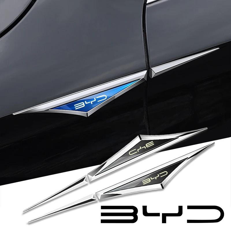 Für BYD Build your dreams han tang ev dm d1 song MAX 2 Stück 3D-Legierung Autoaufkleber Auto Zubehör Zubehör