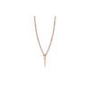 Armani Fashion Light Luxury Diamond Eagle Logo Rose Gold Necklace Women Necklace EGS2963221