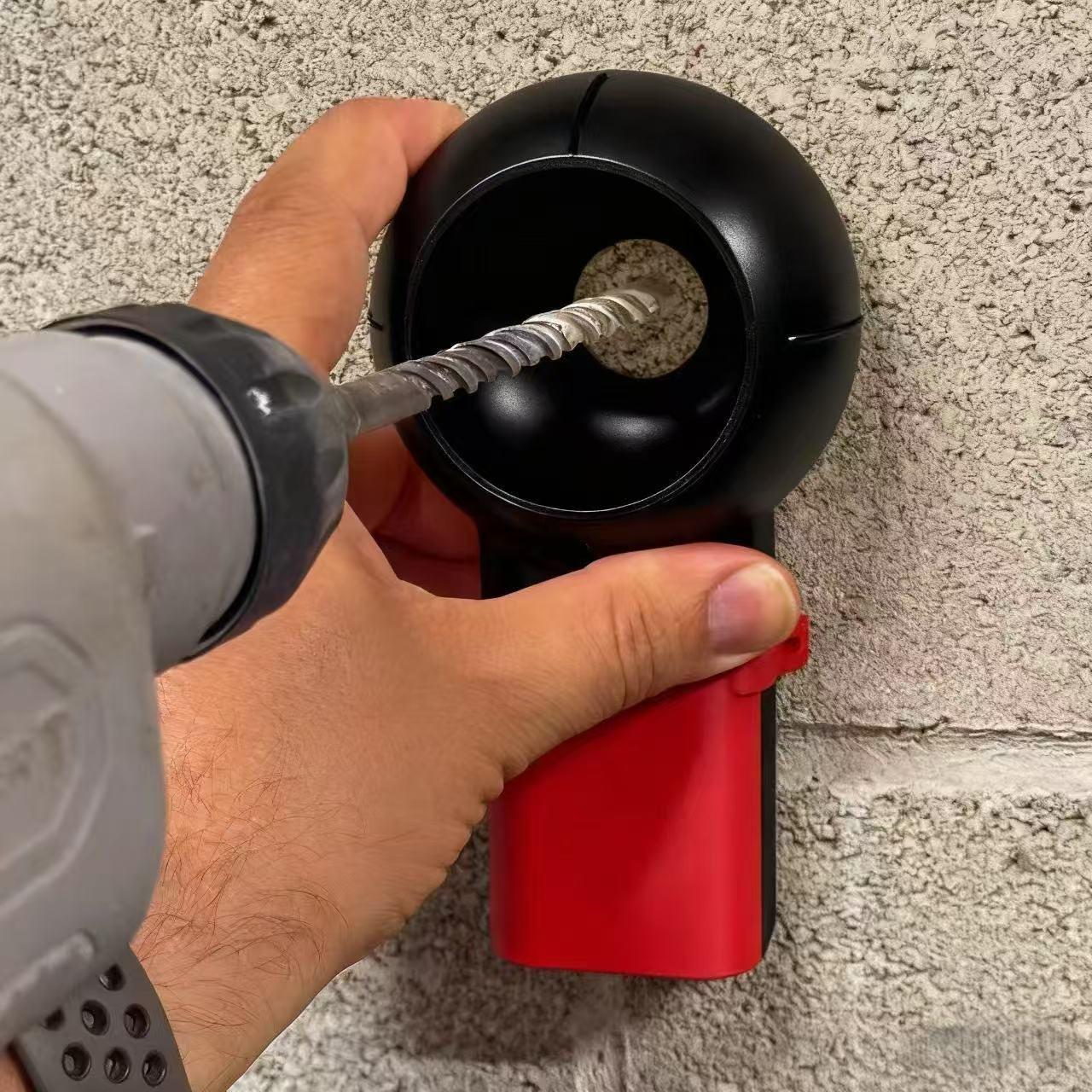 Cross-Border Reusable Drill Dust Collector and Guide чёрный
