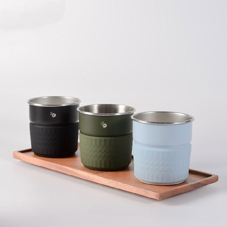 Modern Coffee Cup with 300ml Capacity Practical Coffee Cup Functional Heat Insulated Mug for Camping and Office Use