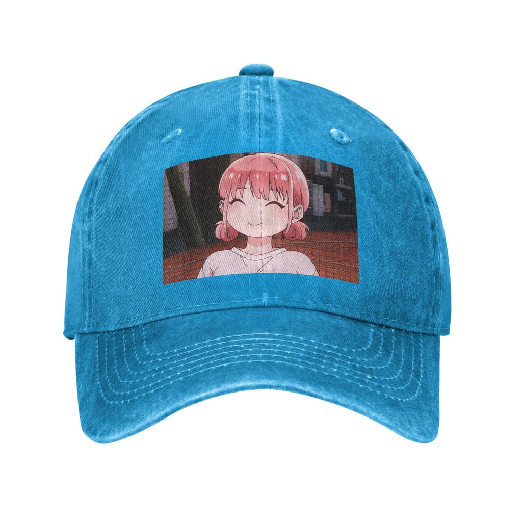 Blue Box Hina Chono Anime Denim Fabric Cap Casual Baseball Caps Adjustable Hat Summer Unisex Baseball Hats