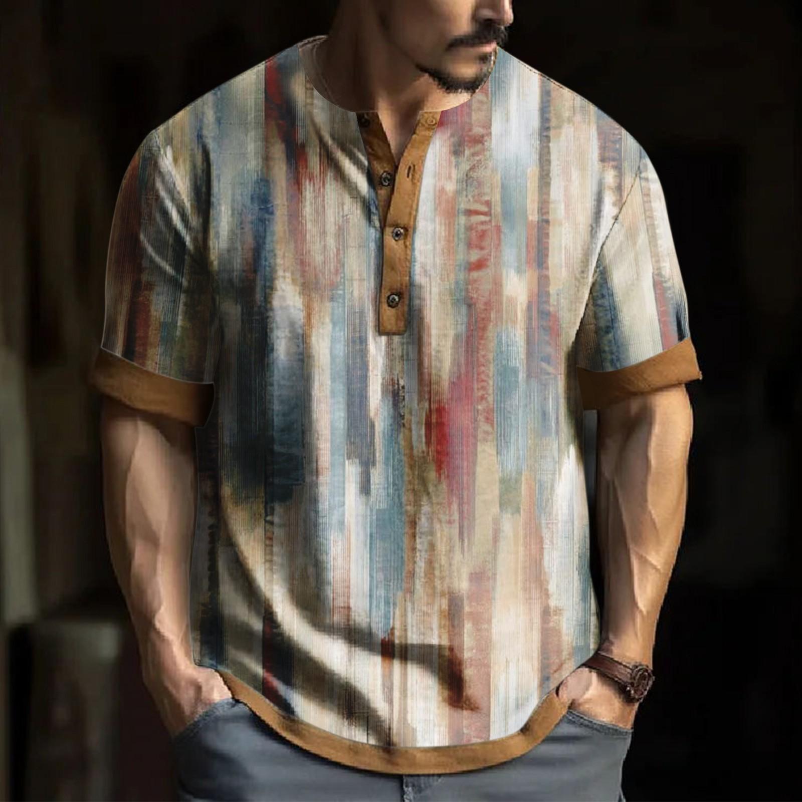 

Мужская модная футболка с коротким рукавом и вышивкой с коротким рукавом и принтом на весну и лето XXXXXL хаки