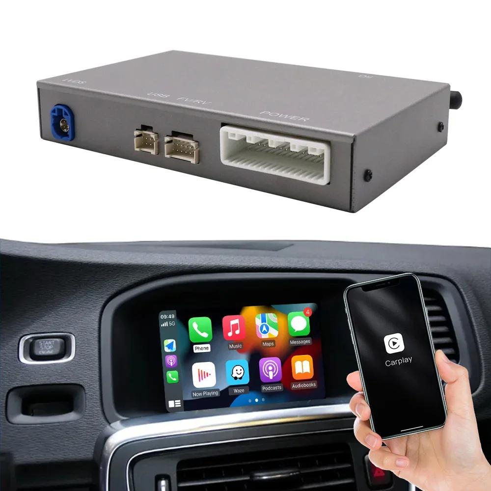 AUTOABC Wireless CarPlay Android Auto Interface Decoder Box Mirror Link For Volvo Xc60 S60l V60 V40 S60 Accessories Airplay