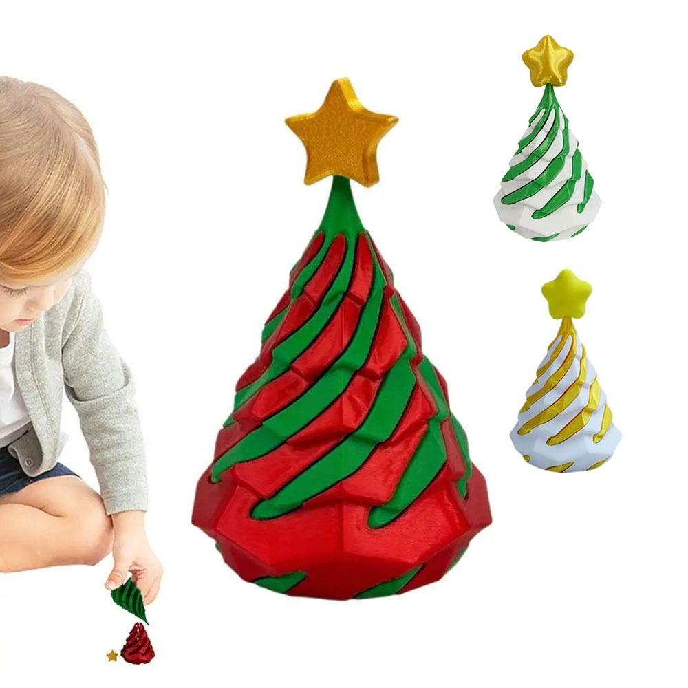 Shuttle Model 3D Spiral Cone Fidget Toy Detachable Pyramid Ornament  Home Decoration