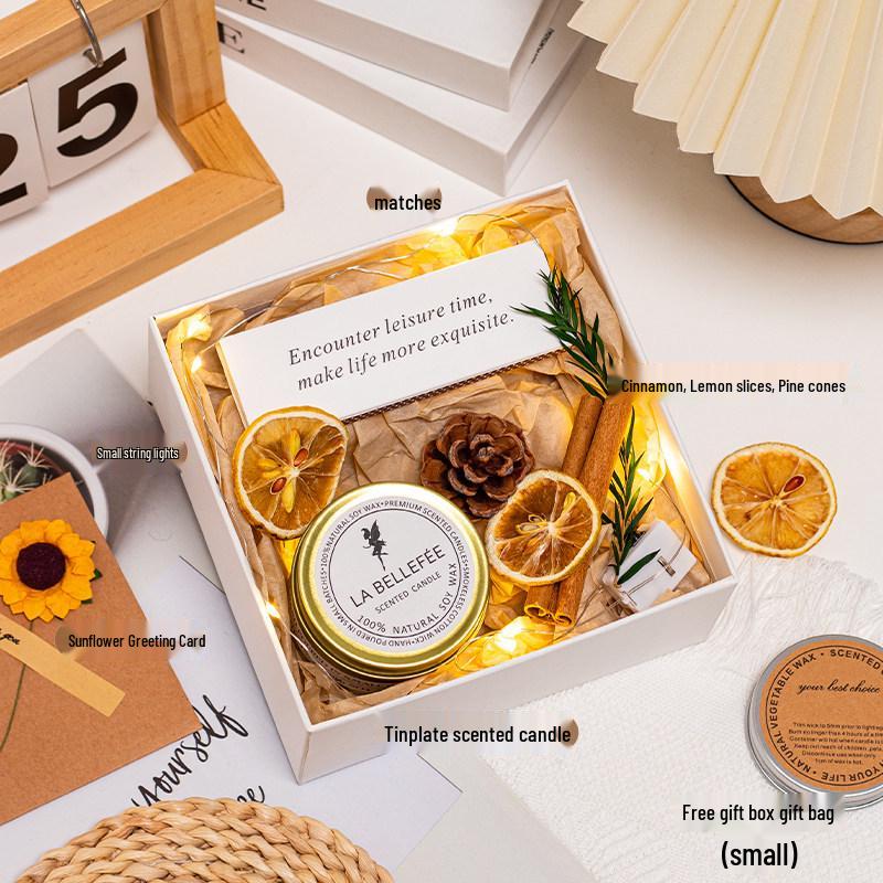 Scented Candle Gift Box for Birthdays, Friends, and Christmas