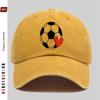 Pc Fußballmutter Aufdruck Baseballkappe Niedliches Herzmuster Dekor Hut Bequem Leicht Papa Hut Verstellbarer Riemen Trucker Sonnen H