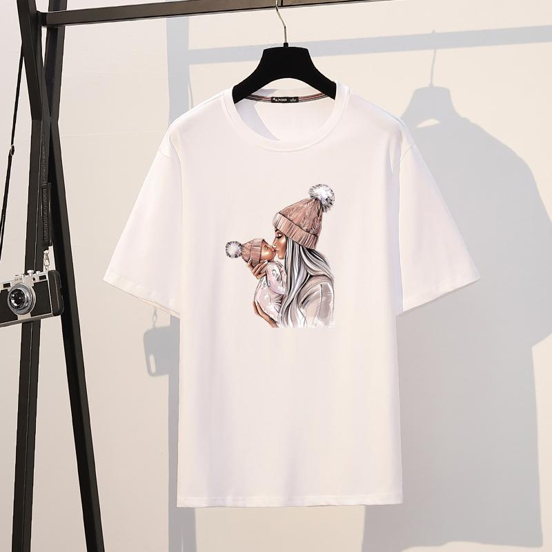 Baby-Applikation „Toller Mamakuss“ Aufnäher, T-Shirt-Kleider, Thermotransfer, neues Design, DIY-Heißreißstreifen-Wärmedruck auf Baby-Shirt