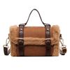 Autumn/Winter 2025 Women's Plush Shoulder Messenger Bag - Fashionable Handheld Style
