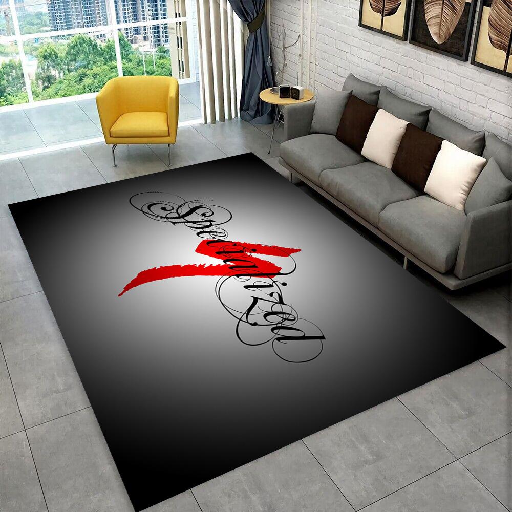 3D S-Specialized Bicycle Logo Moto Carpet Rug for Home Living Room Bedroom Sofa Doormat Decor,kids Play Non-slip Floor Mat Gift