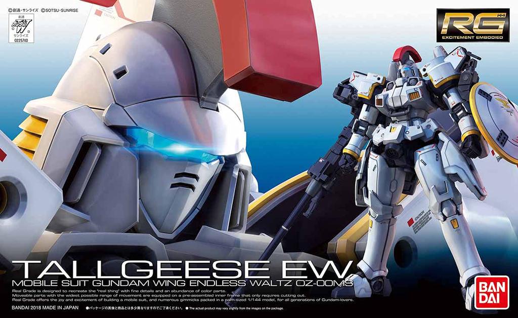 RG New Mobile Report Gundam W Endless Waltz Tallgeese EW model din plastic la scară 1/144, codificat în culori