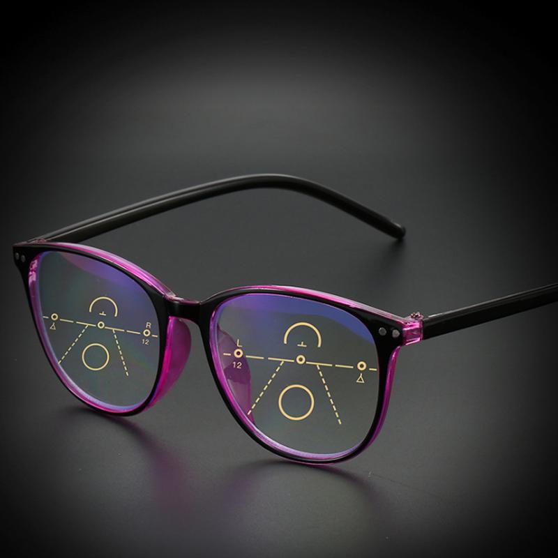 Progressive Multifocal Reading Glasses Women&Men Near and Far Presbyopic Spectacles Hyperopia +1.0 +1.5 +2.0 +2.5 +4.0