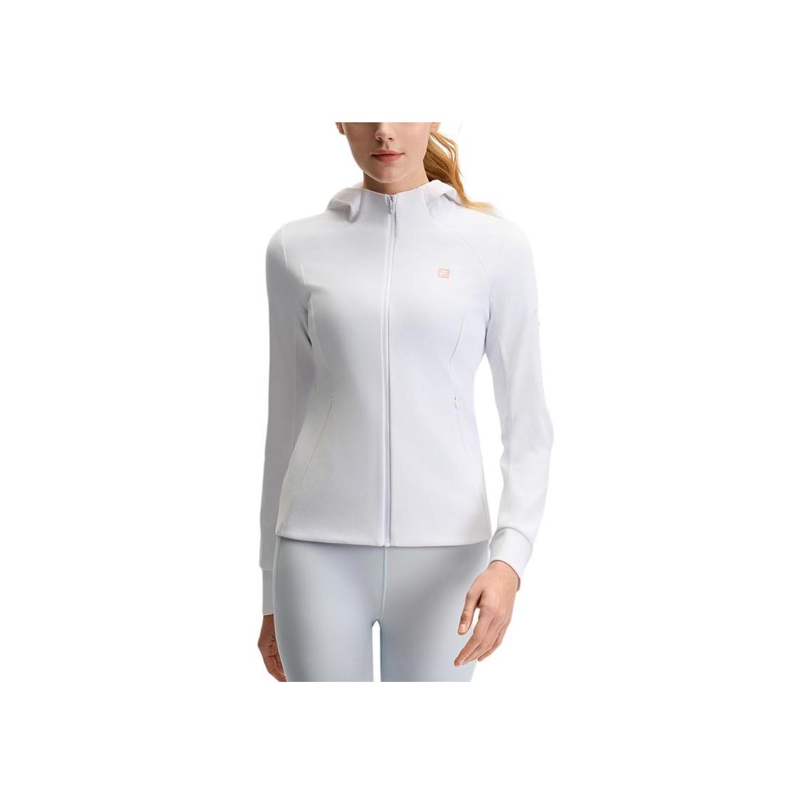 

New FILA Fitness Jackets Coats Women s White A11W521502F-WT XL
