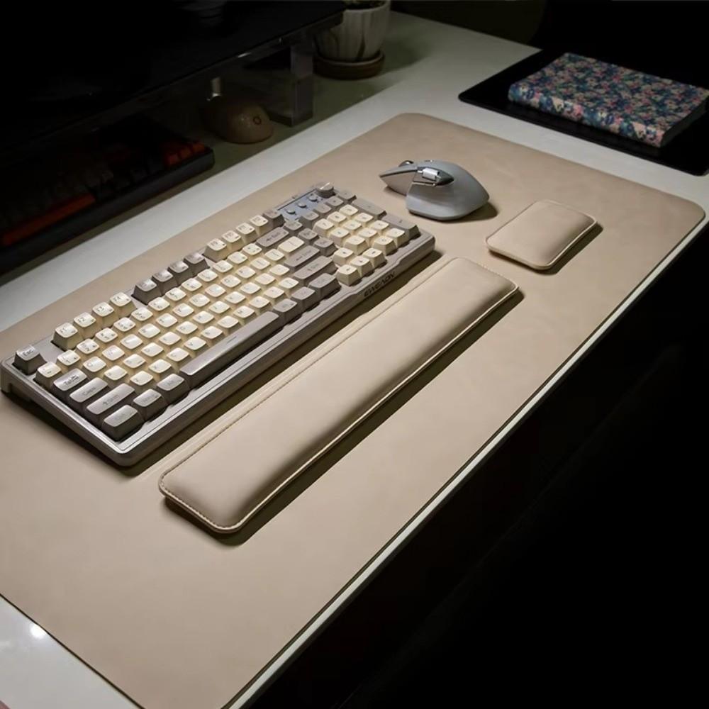 PU Desk Pad Non-slip Laptop Desk Mat Portable Large Mousepad Mouse Wrist Guard