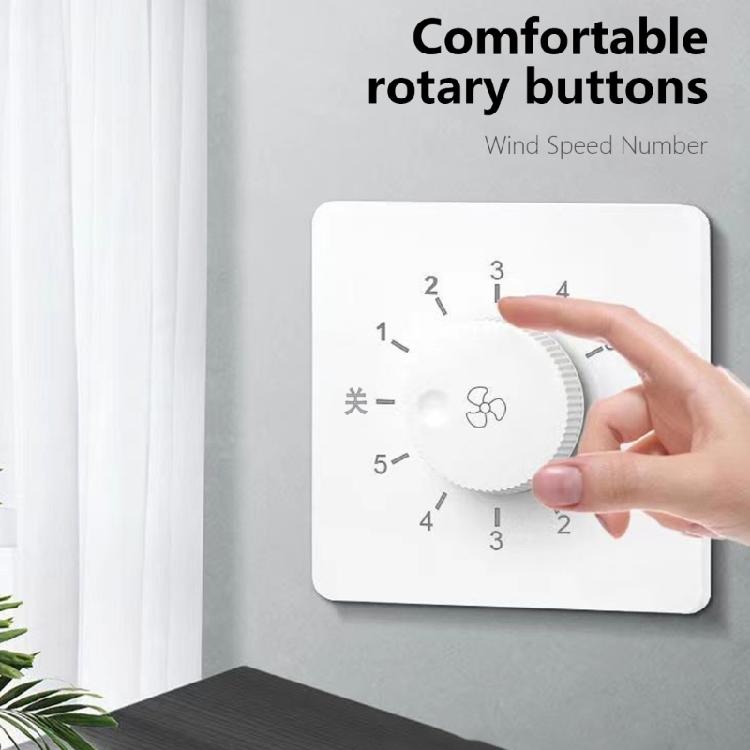 Mechanische Drehschalter Typ 86 für Deckenventilator 5-stufiger Geschwindigkeitsregler