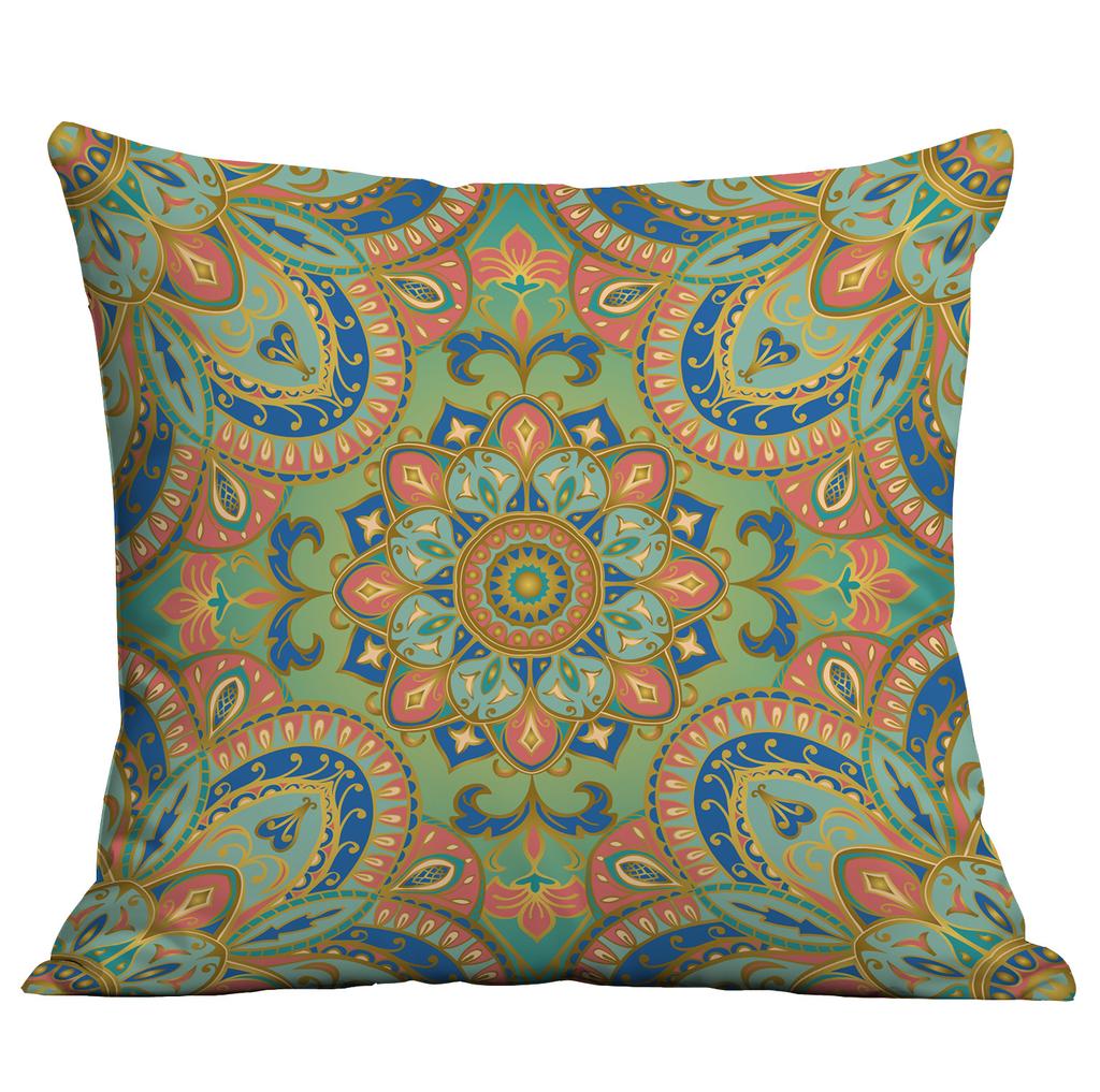 Ethnic Style Mandala Pillowcase New Style Painted Geometric Art Abstract Home Decoration Pillow Cushion Cover