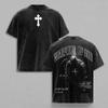 Mode Y2k T-Shirt Vintage Gewaschenes Oversized T-Shirt Kurzarm 100% Baumwolle T-Shirts Oberteile Herren Unisex Kleidung