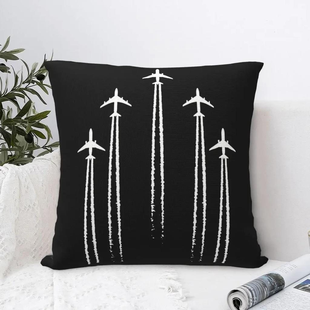 Pinyin List Lot Prezent Samolot Pilot Samolotu Nadruk Poszewka na Poduszkę Sofa Poszewka na Poduszkę Wystrój Domu Impreza Samochód Pościel