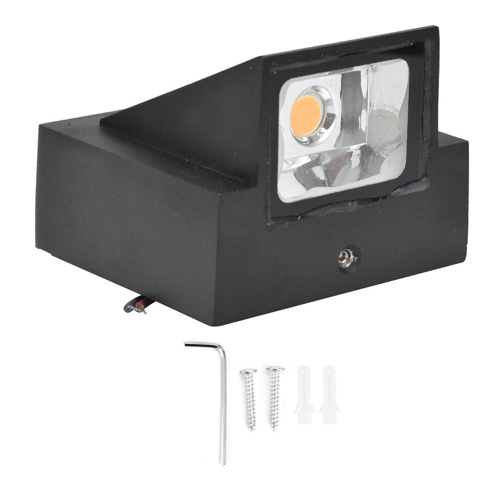 Außenwandleuchte 5W COB Warmlichtquelle Flimmerfrei IP65 Wasserdichte Lampe für Flur Hof 85‑265V