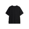 Li-Ning Badfive Letter Round Neck Pullover Short Sleeve T-Shirt Men Tops Black AHSU427-1