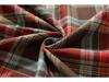 American Yarn-Dyed Holiday Christmas Tablecloth - Red and Green Plaid Cotton Polyester for Coffee and Dining Tables.