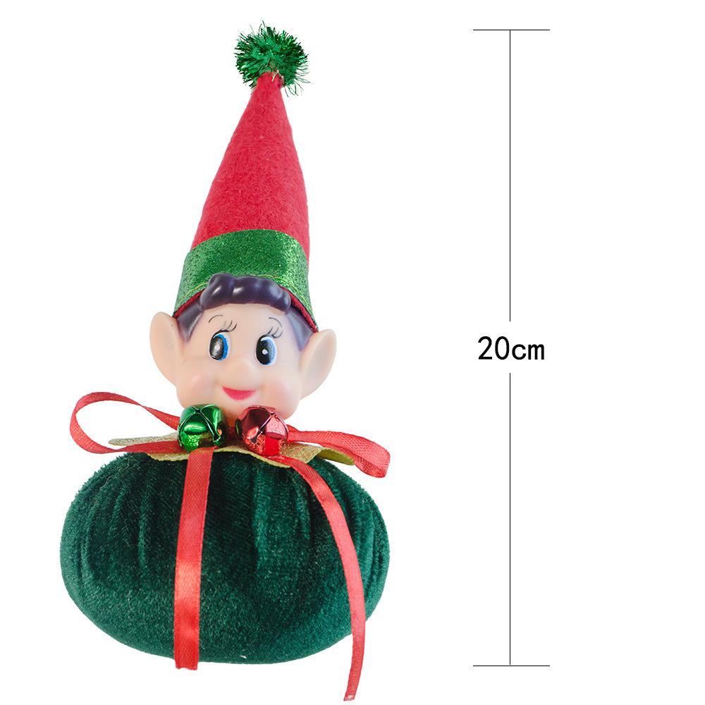 

The Elf Toys Christmas Doll Decoration Kids Present Plush Holiday Shelf Elf Dolls Novelty Naughty Boy Ghost Doll