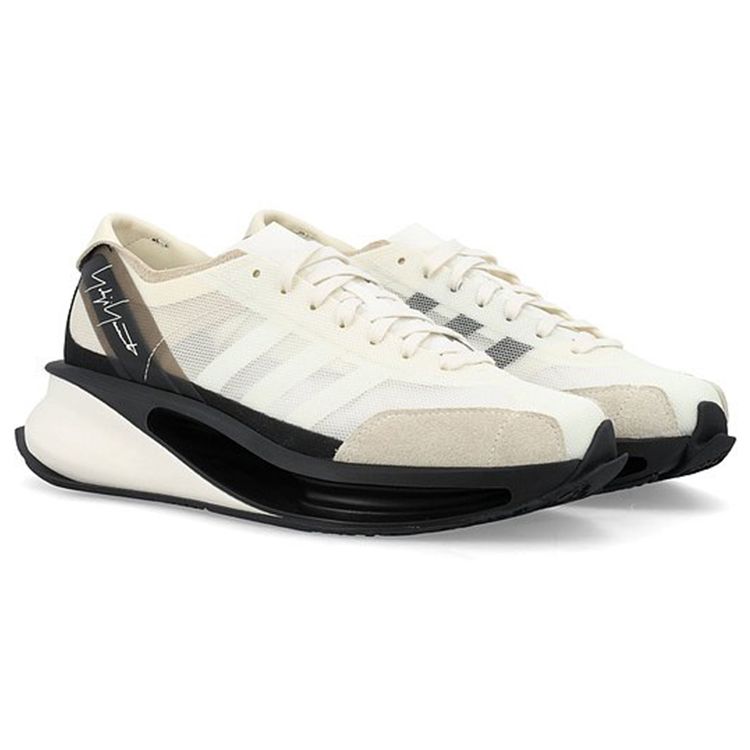 Adidas Y-3 S-Gendo Run Off White Black Unisex Sneakers Cream Cream-White IG4053