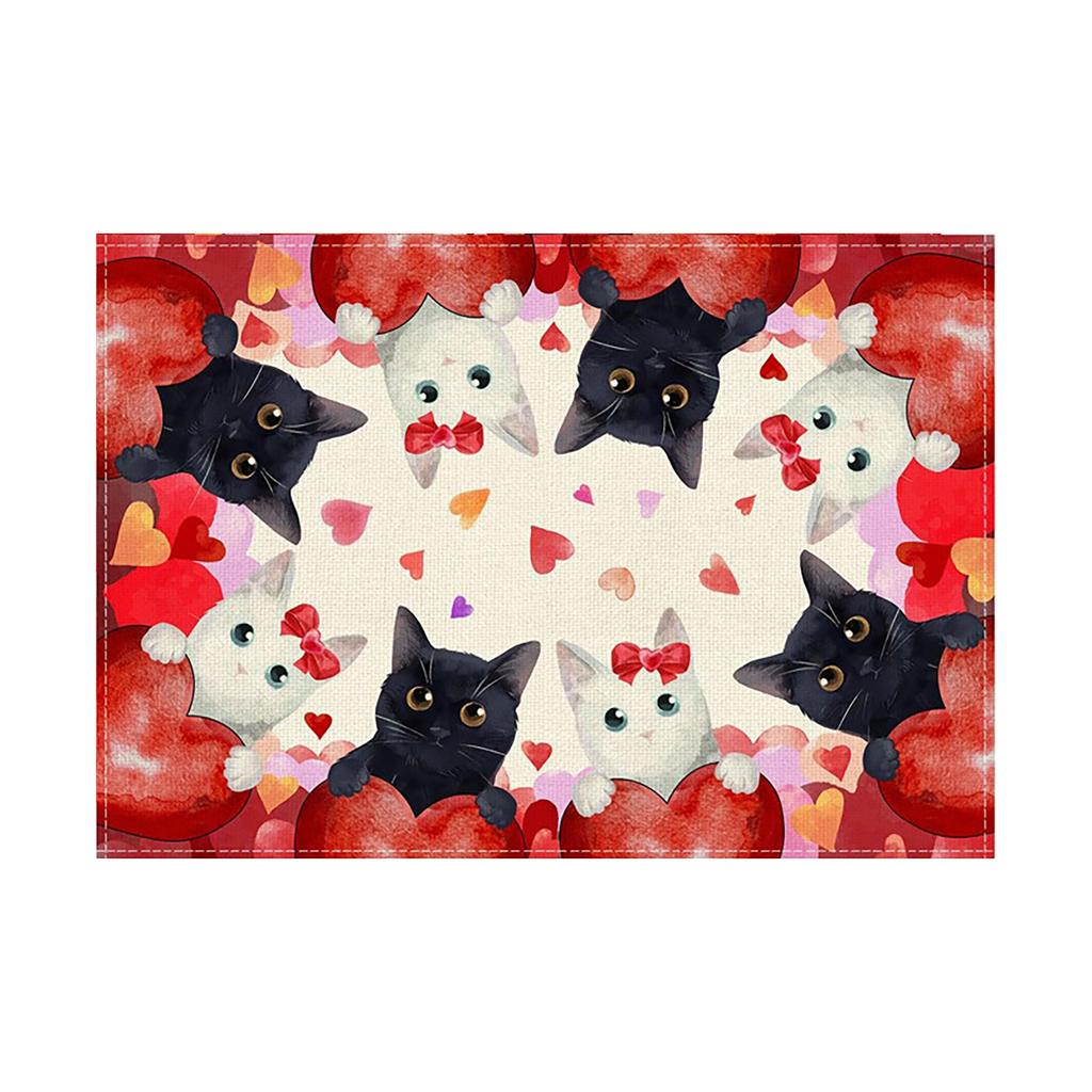 Podkładki na Walentynki, Dekoracje na stół kuchenny, Dekoracje na przyjęcie walentynkowe, Dekoracje rocznicowe, Podkładki kuchenne