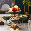 Light Luxury European Ceramic Fruit and Candy Dish