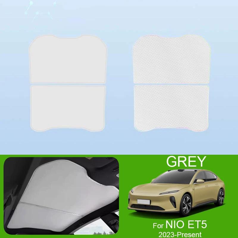 Car Sunroof Sunshade Cover For NIO ET5 2023-Present Colorful Ice Nano Heat Insulation Skylight Anti-UV Auto Accessories