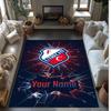 FC Utrecht  Printed Crystal Velvet Rug Non‑Slip Crystal Velvet Carpet For Sofa Bedroom Indoor Home Decoration