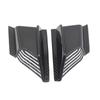2Pcs Carbon Fiber Look Motorcycle Winglet Aerodynamic Wing Side Fairing Spoilers