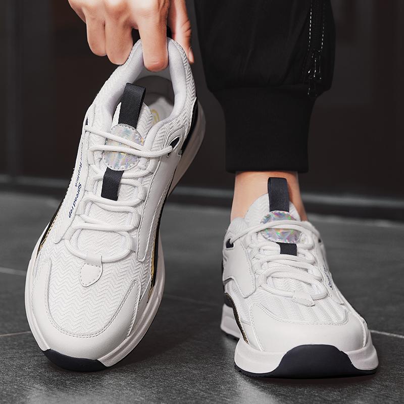 Fashion Men Sneakers Fashion Breathable Tennis Male Casual Running Shoes Non-Slip Knit Lightweight Walking All-Day Comfort Gym Mens Snea