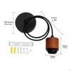 E27 Industrial Pendant Light Cable, Ideal for Bars, Hotels, Living Rooms, Cafes And Homes.