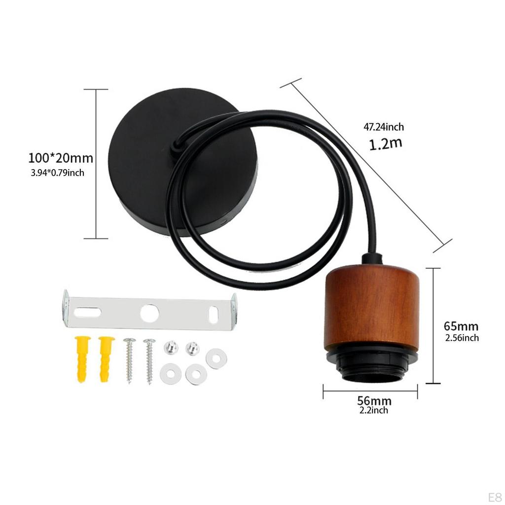 E27 Industrial Pendant Light Cable, Ideal for Bars, Hotels, Living Rooms, Cafes And Homes.