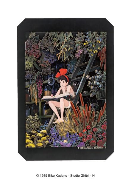 

Ensky Kiki s Delivery Service Paper Shadow Art SA-02 Girl s Time, approximately H369 x W251 x D14mm, made of paper and EVA