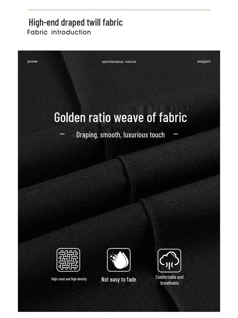 Echte Damen-Hose mit weitem Bein 2026: Modisch, Hoch tailliert, Lockere Passform, Knitterarm, Lässiger Stil.