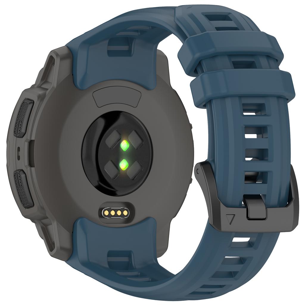 For Garmin Instinct E 45mm Smartwatch Band Breathable Sports Silicone Strap