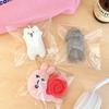 2 Pcs Tricky Cat Pink Rabbit Snail Doll Pendant Creative Plush Doll Keychain Pendant Couple Gift