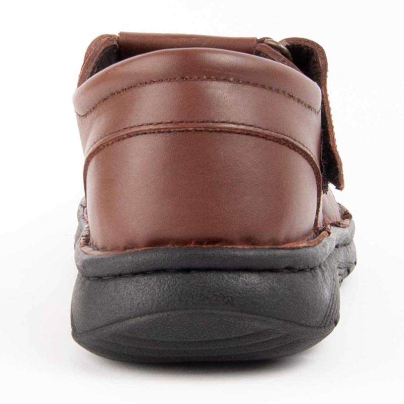 Sandalia De Piel Para Hombre. Purapiel Beira7 102730