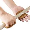 Läder Viktlyft Träningshandskar Handflatskydd Dam Herr Fitness Sport Gymnastik Grepp Pull-ups Viktlyft Träningspass