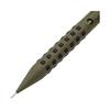Pentel Smash 0.5mm Mechanical Pencil, Military Green (Q1005-MDKS) - Non-slip Rubber Grip, Clear Lead Hardness Indicator, Large Rubber Knock,